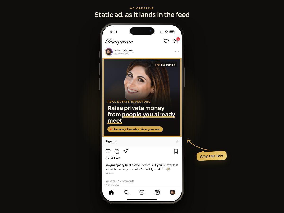 Static ad preview